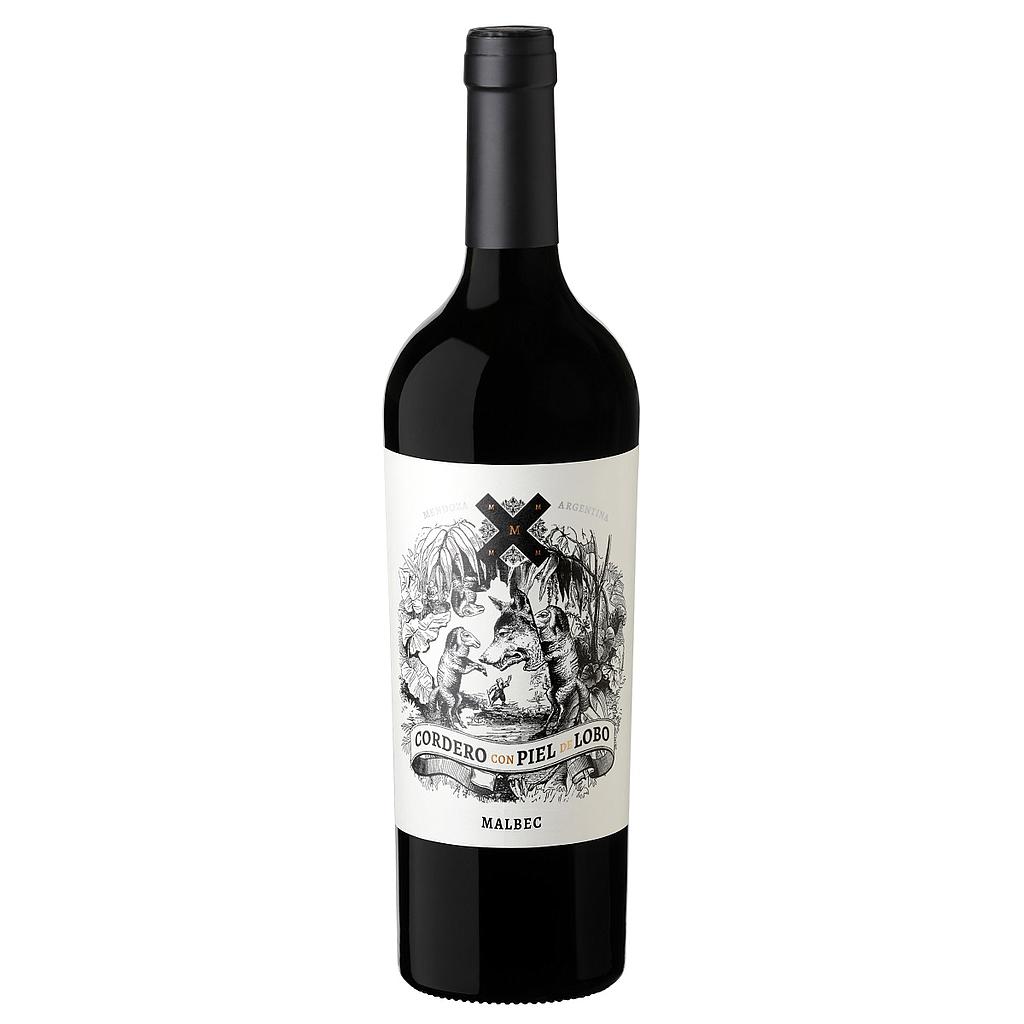 VINO CORDERO CON PIEL DE LOBO MALBEC 750 ML